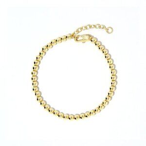 NWT Emma Ball Bracelet (4mm) // 14kt Italian Gold Vermeil